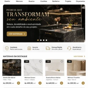 Marmoraria Criação de Site Profissional e Desenvolvimento de Site