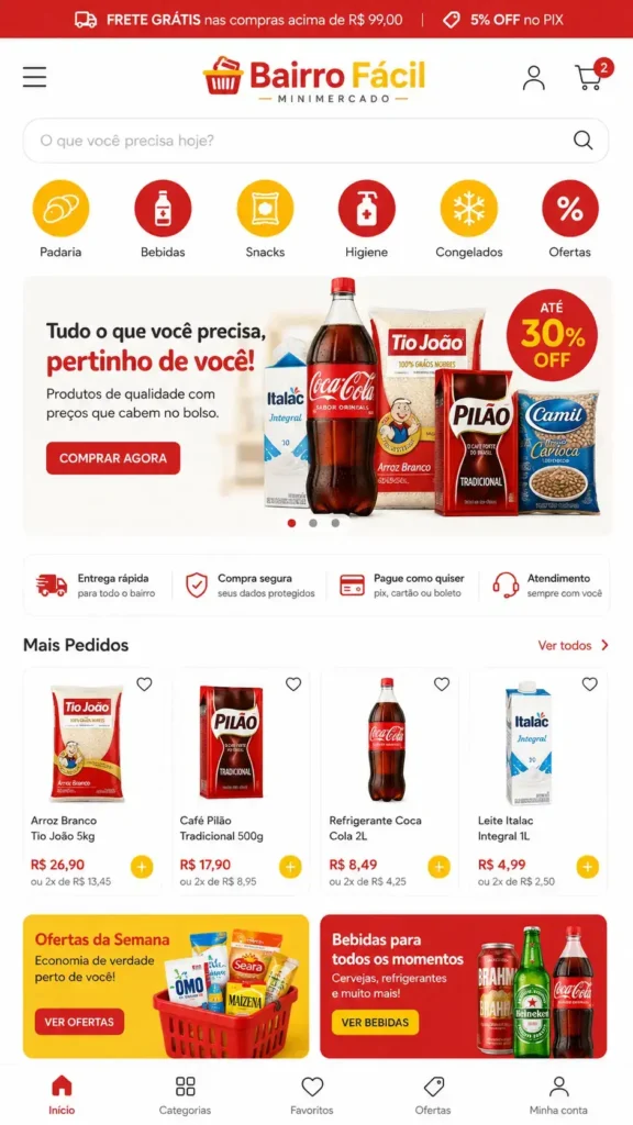 Criação de Loja Virtual