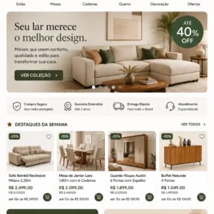 Móveis Planejados Criação de Site Profissional e Desenvolvimento de Site