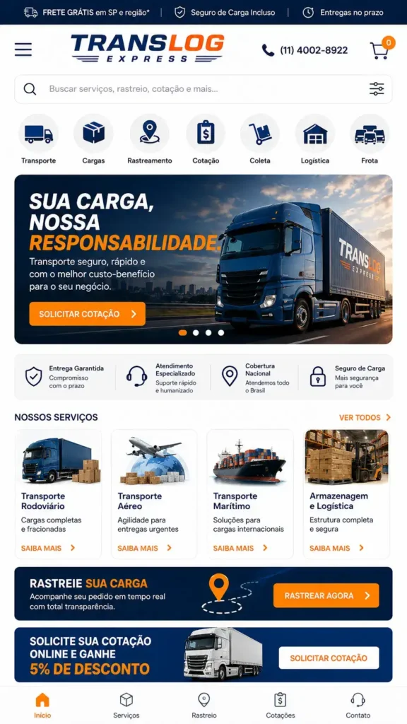 Automotivo Transporte e Logística