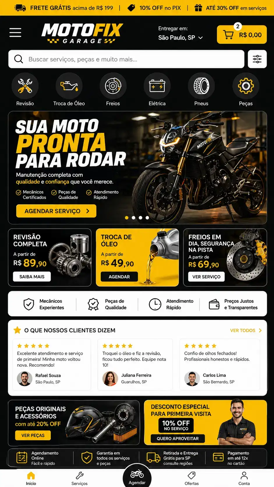 Oficina Automotiva Criação de Site Profissional e Desenvolvimento de Site