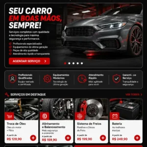 Oficina Automotiva Criação de Site e Desenvolvimento de Site