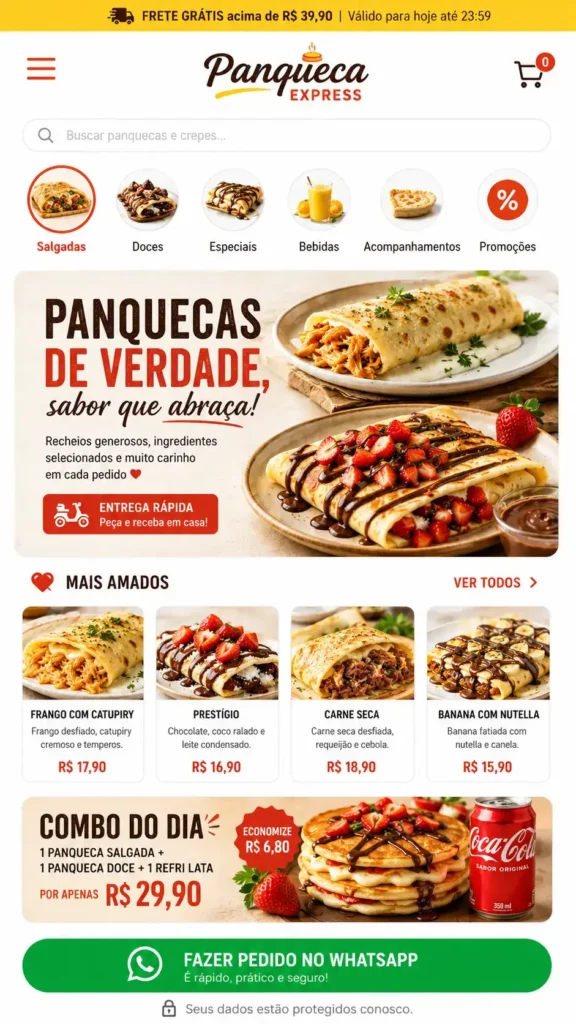 Restaurantes Delivery e Alimentação