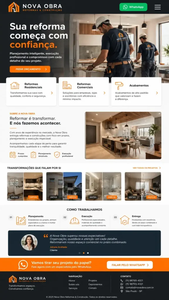 Imobiliárias Construção Arquitetura e Engenharia