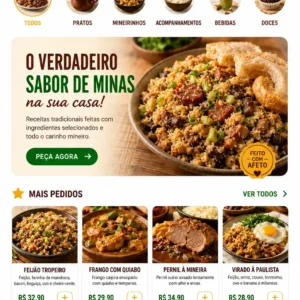 Criação de site para Bistrô Brasileiro