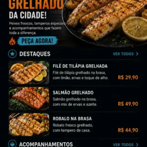 Restaurante de Frutos do Mar Desenvolvimento de Site e Criação de Site