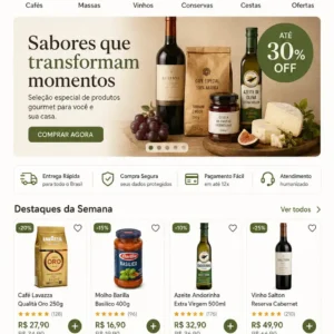 Criação de site para Bistrô