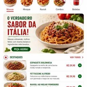 Criação de site para Trattoria Italiana