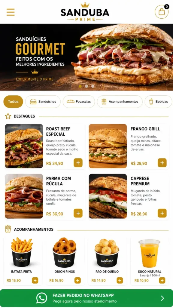 Restaurantes Delivery e Alimentação