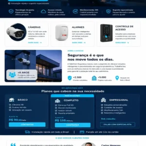 Segurança Eletrônica Criação de Site e Desenvolvimento de Site