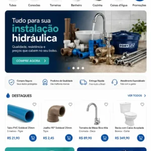 Serviços Hidráulicos Criação de Site e Desenvolvimento de Site