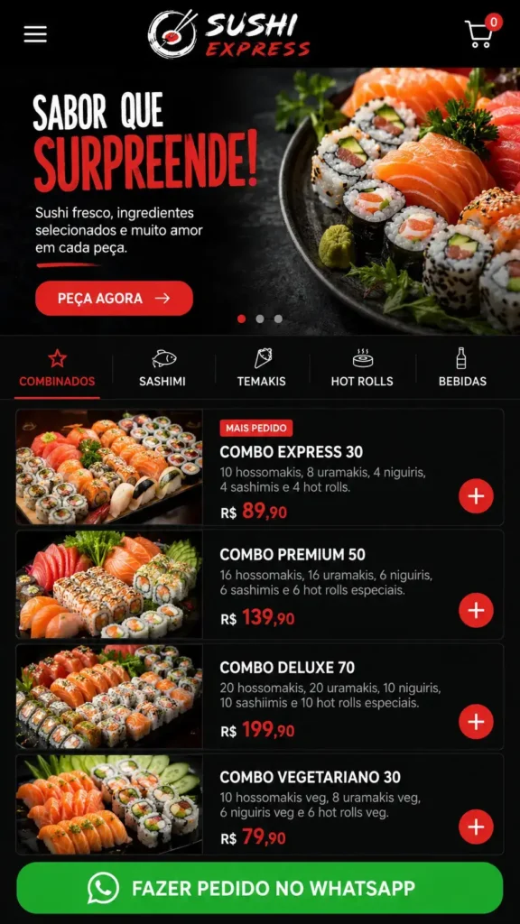 Restaurantes Delivery e Alimentação