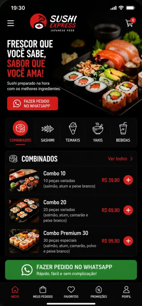 Restaurantes Delivery e Alimentação