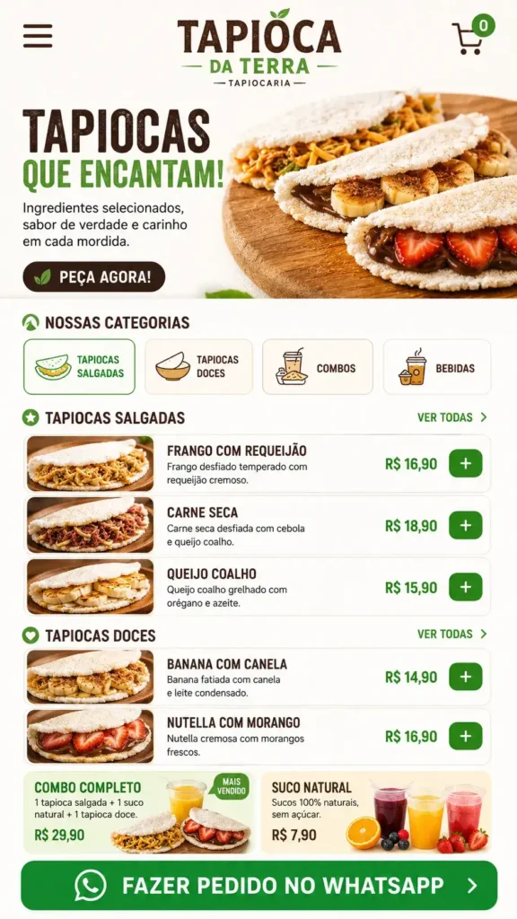 Criação de Sites para Restaurantes