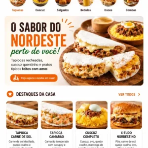 Criação de site para Casa de Tapiocas