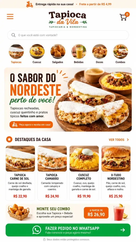 Restaurantes Delivery e Alimentação