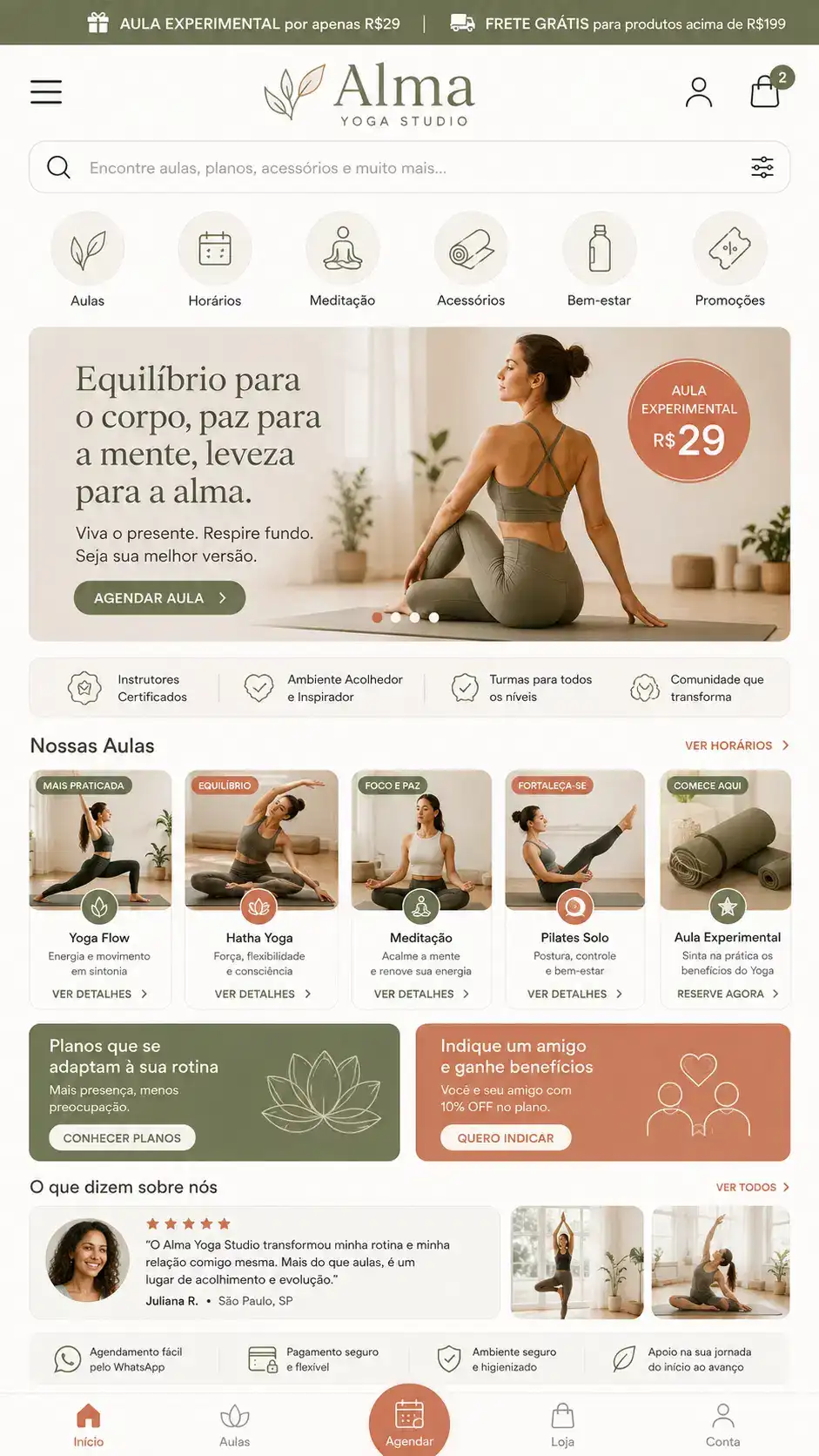 Yoga Criação de Site e Desenvolvimento de Site