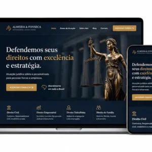 Criação de site para Escritório de Advocacia Estratégica