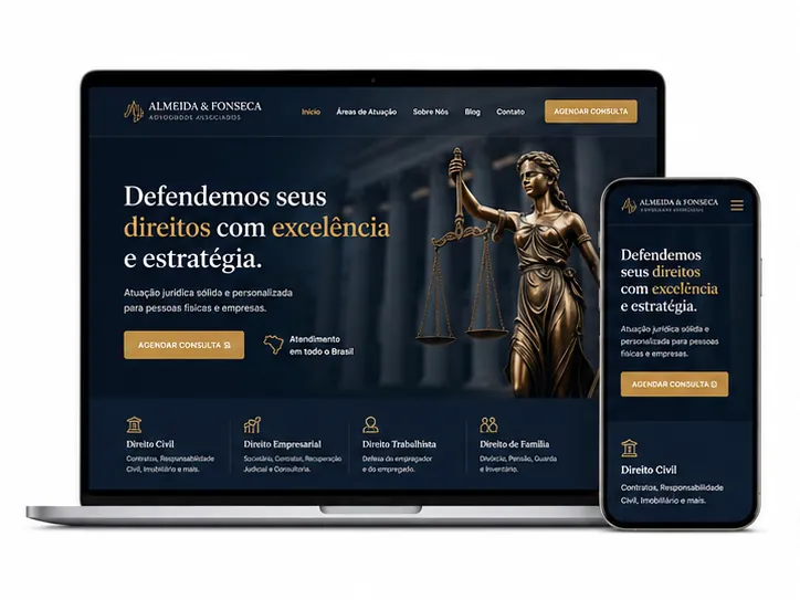 Criação de site para Escritório de Advocacia Estratégica