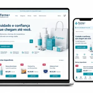 Farmácia Criação de Site e Desenvolvimento de Site