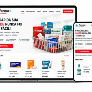 Criação de site para Farmácia e Drogaria Online