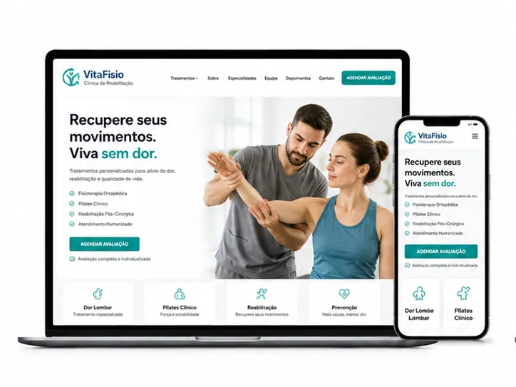 Criação de Site para Clínica