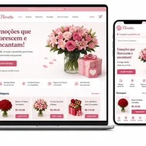 Floricultura Online Criação de Site e Desenvolvimento de Site