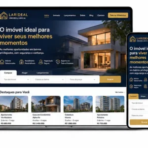 Criação de site para Incorporadora Imobiliária