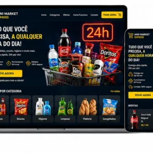 Criação de site para Loja de Conveniência 24 Horas