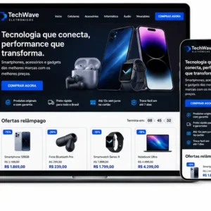 Loja de Eletrônicos Criação de Site e Desenvolvimento de Site