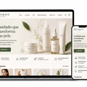 Criação de site para Loja de Maquiagem e Cosméticos