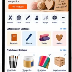 Criação de site para Loja de Artesanato e Papelaria