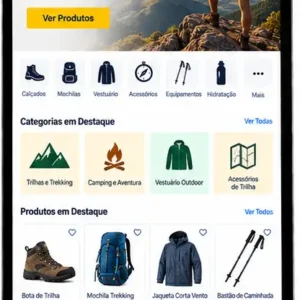 Criação de site para Loja de Aventura e Viagem