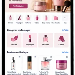 Criação de site para Loja de Beleza e Cuidados Pessoais