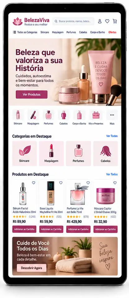 Criação de Loja Virtual