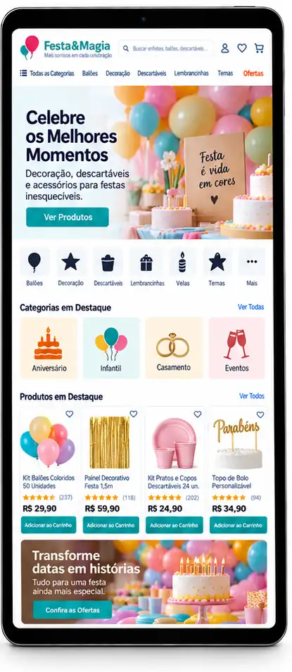 Criação de Loja Virtual