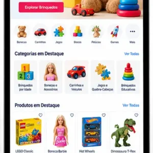 Criação de site para Loja de Brinquedos e Presentes