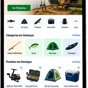 Criação de site para Loja de Camping e Montanhismo