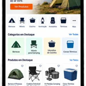 Criação de site para Loja de Camping e Trilhas