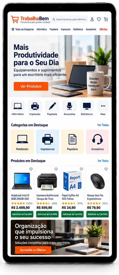 Criação de site para Loja de Casa Inteligente