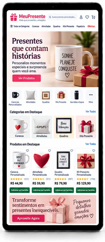 Criação de Loja Virtual