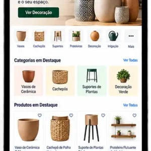 Criação de site para Loja de Decoração Natural