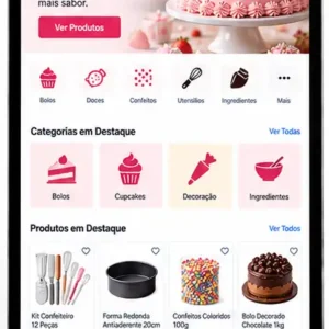 Catálogo de Produtos para Confeitaria: Site Profissional Online