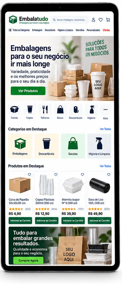 Site com Catálogo e Orçamento