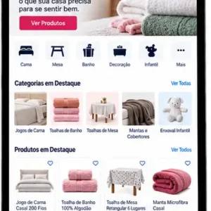 Criação de site para Loja de Enxoval e Cama