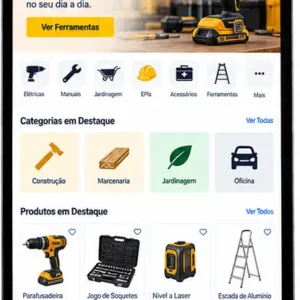 Criação de site para Loja de Ferramentas Profissionais