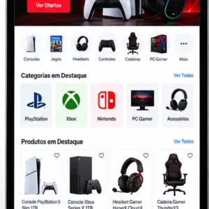 Criação de site para Loja de Games e Acessórios