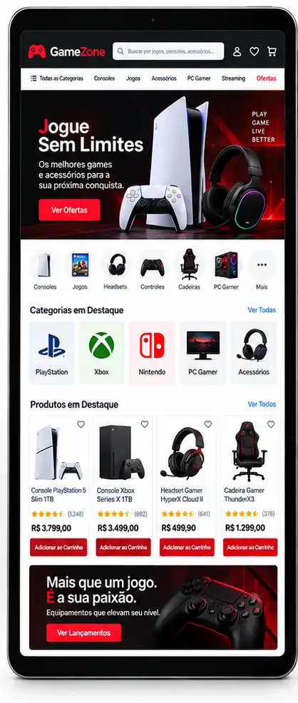 Criação de Loja Virtual