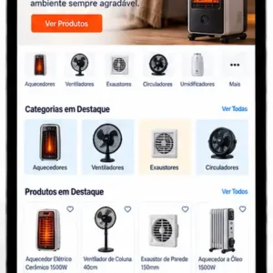 Criação de site para Loja de Iluminação e Decoração