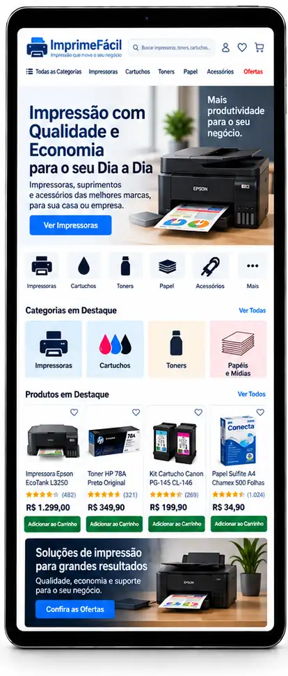 Site com Catálogo e Orçamento